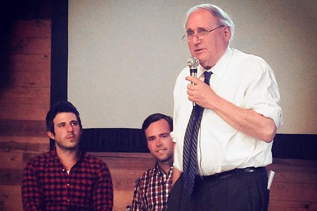 Chad Rochkind with Carl Levin at Mackinac(ish)